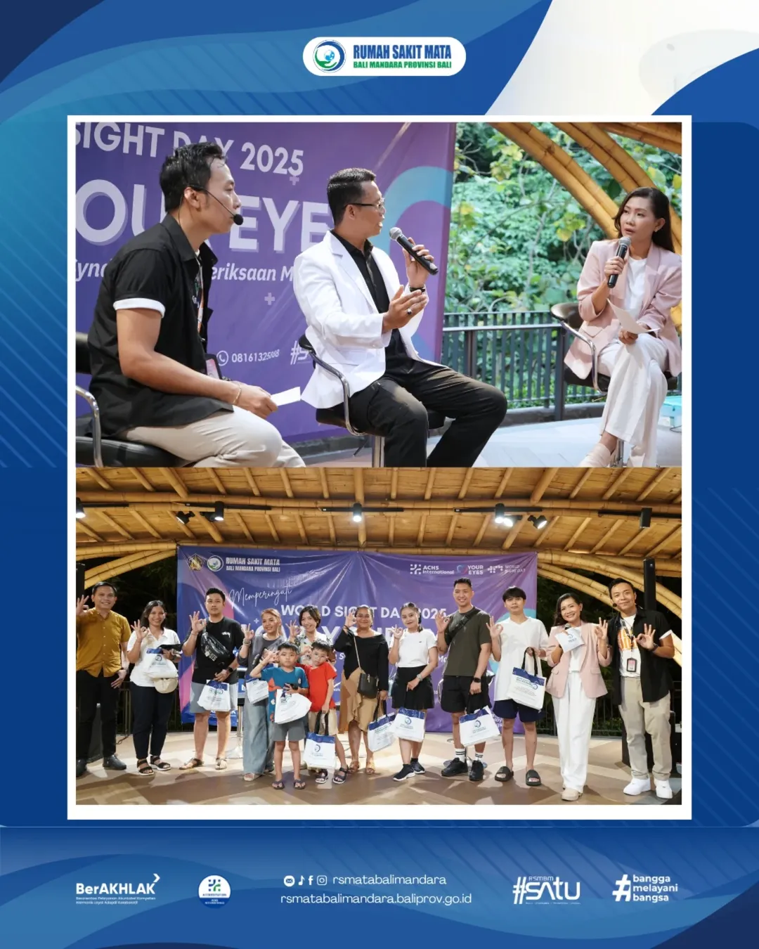 RS Mata Bali Mandara Hadir di Living World dengan Talkshow dan Layanan Pemeriksaan Mata Gratis