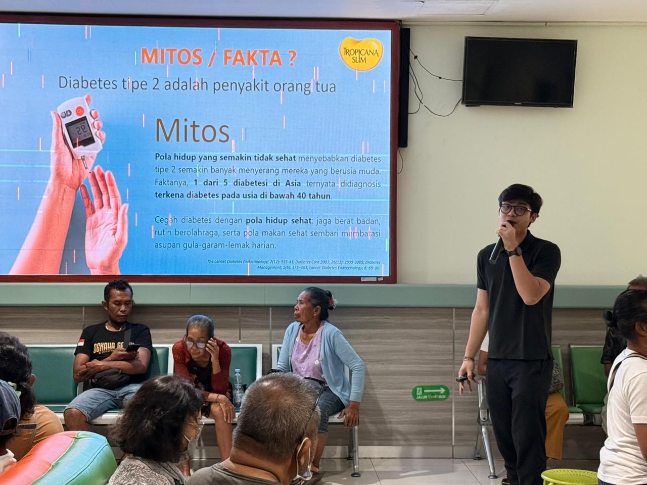 Kegiatan Penyuluhan Smart Friday dengan topik “Mengupas Mitos Fakta Kesehatan Diabetes Series”