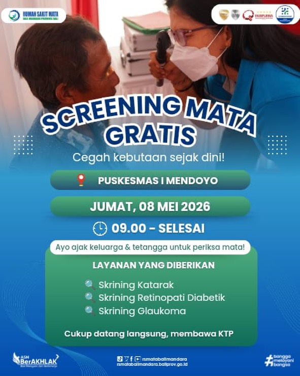 Tingkatkan Deteksi Dini Penyakit Mata, Hadirkan Layanan Skrining Katarak, Retinopati Diabetik, dan Glaukoma