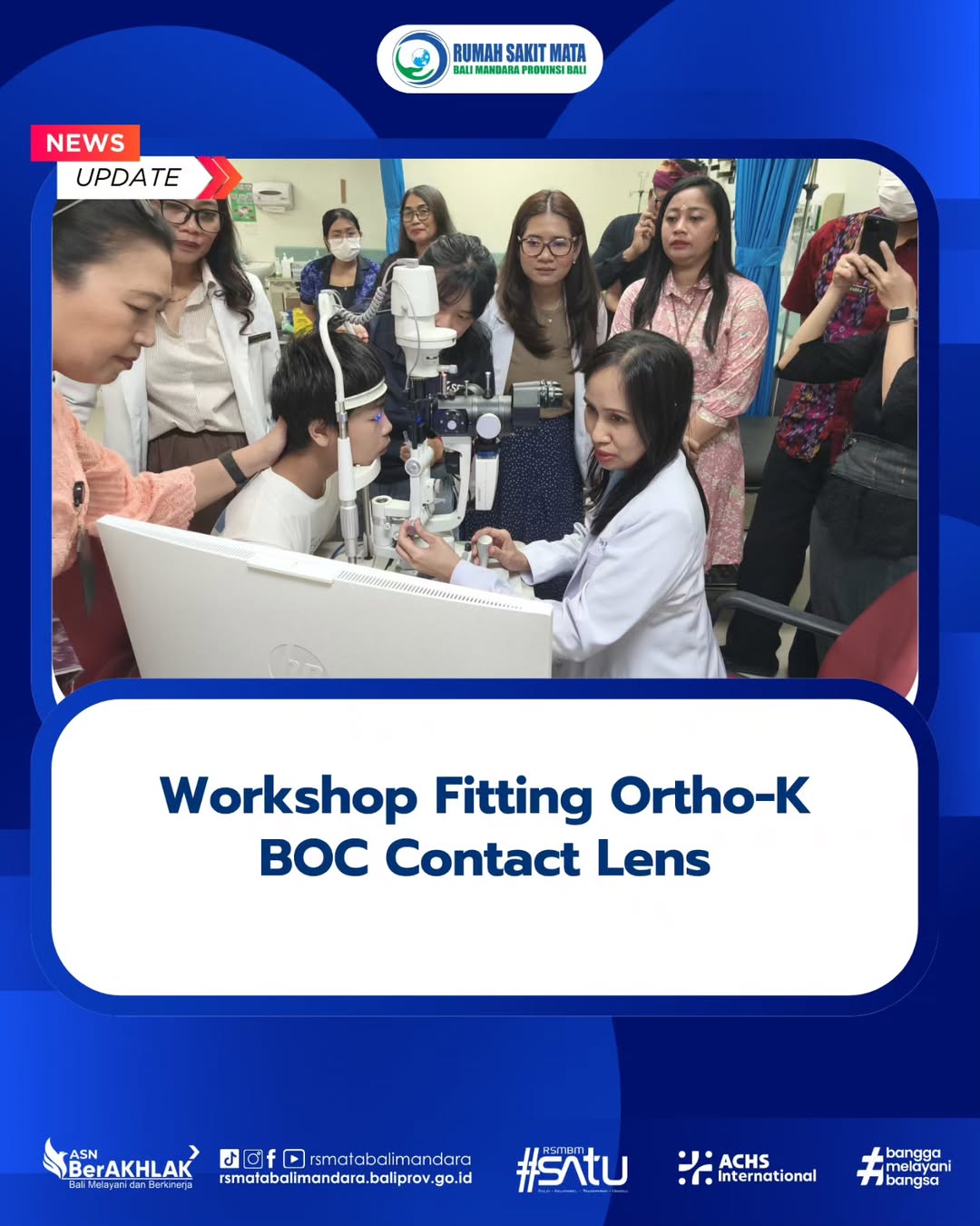 Workshop Fitting Ortho-K BOC Contact Lens