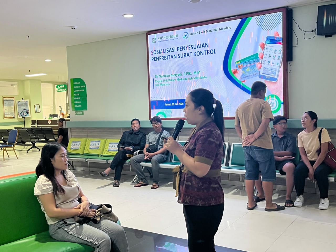 Kegiatan Penyuluhan Smart Friday dengan topik “Sosialisasi Penyesuaian Penertiban Surat Kontrol”